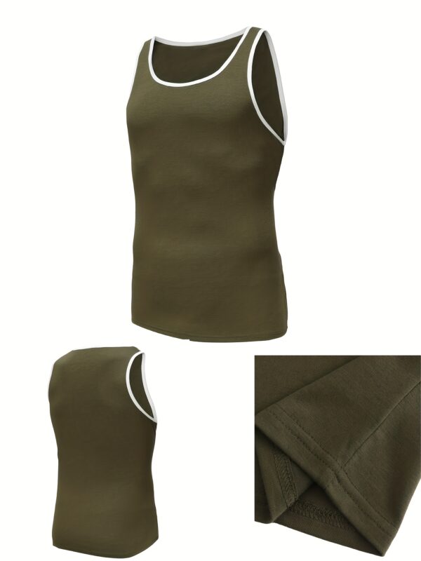 Men's Training Tank Top, Casual Comfy Vest For Summer, Men's Clothing Top Sleeveless Shirt For Gym Workout - Image 23