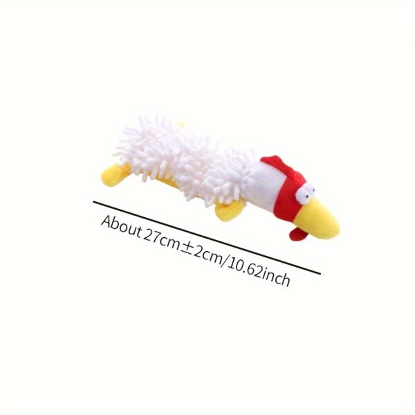 Interactive Plush Dog Toy with Squeaker for Chew and Molar Training - Perfect Puppy Toy for Playtime and Dental Health - Image 7