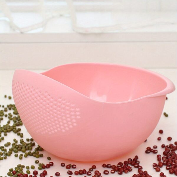 1pc/2pcs/3pcs Multi-Functional Kitchen Washing Basket Basin - Drain Water, Wash Rice, Perfect For Cleaning Vegetables And Fruits, And More With Convenient Features - Ideal For Various Uses And Users, Kitchen Accessories - Image 5