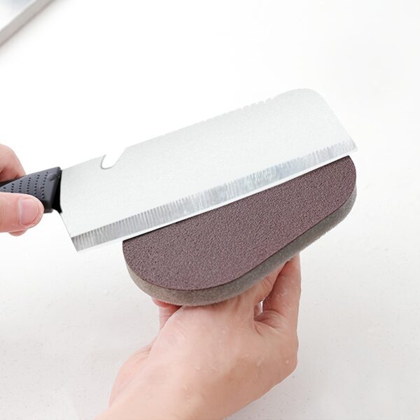 [Magic Sponge Brush] 1pc/2pcs/5pcs Multifunctional Magic Sponge Brush | Kitchen Cleaning Brush, Pan Pot Grinder Knife Melamine Sponge Clean Strong Decontamination Brushes Descaling - Image 8