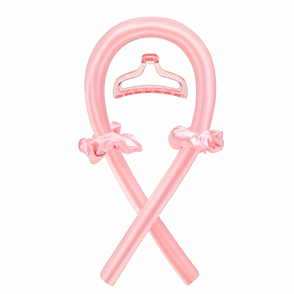 Minimalist Fabric Hair Curler with Bow Detail - Solid Color, Single Piece, Ideal for Christmas Festival Hairstyling Accessory, Christmas Hair Styling Tool|Elegant Accessory|Fabric Constructio - Image 12