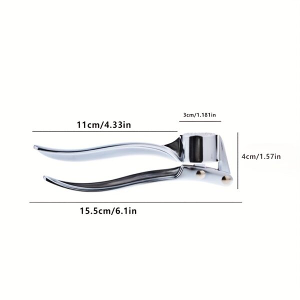 1 Piece metal Garlic Press Manually Crusher Handheld Ginger Kitchen Tools Kitchen Accessories - Image 7