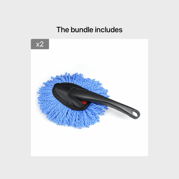 Car Dust Removal Small Duster Wipe Car Soft Brush Cleaning Brush Mini Bristle Brush Dust Removal Brush Nanofiber Car Interior - Image 7