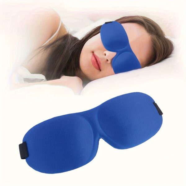 3D Stereoscopic Sleep Eye Mask, Sleep Magic Memory Sponge Black Shading Breathable Eye Protection Travel Essentials