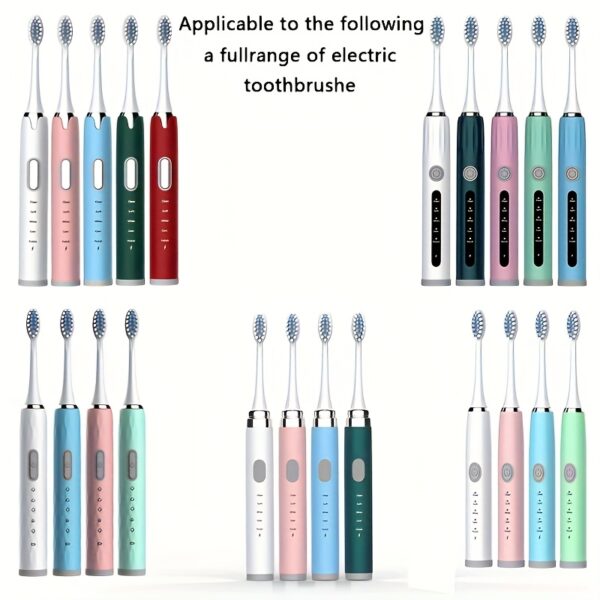 Electric Toothbrush Replacement Soft Bristle Toothbrush Head Adult Electric Toothbrush Replacement Brush Head 2pcs 4pcs 6pcs - Image 10