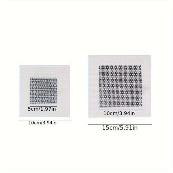 2/4/6/8 Inch Wall Repair Patches, Drywall Repair Tools, Self-Adhesive Fiber Mesh for Fixing Holes in Drywall And Ceilings, Suitable for Securing Cracks in Ceilings And Walls, Easy to Install. - Image 7