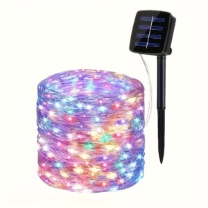 1pc outdoor led solar fairy lights 8   solar flower lights 32.0meter/21.95meter/11.89meter/7.01meter solar string lights for garden patio christmas tree party wedding decoration |     Great Deals | Temu United Kingdom - Color : Multicolor - Model : (7M)5OLEDS-22.97FT