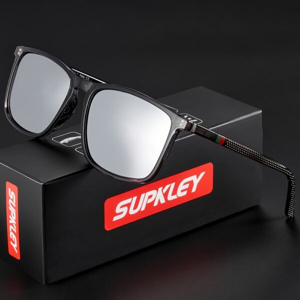 SUPKLEY Men'S Sports Sunglasses with Polarization, Lightweight Square Design, Comfortable Fit, Eyewear Accessory Comes with Original Packaging - Image 21