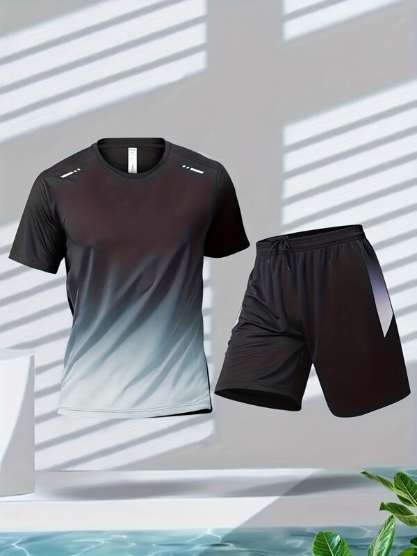 [Quick-Dry Sportswear] Quick-Dry Breathable Men's Sportswear - Short-Sleeve T-Shirt for Running And Fitness - Basketball Gear, Summer Tank Top - Image 2