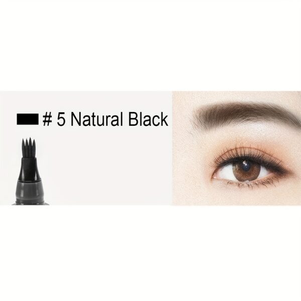 4-Tip Magic Eyebrow Pencil, Precise Fine Stroke Brow Pen For Natural-Looking Brows, Long-Lasting Formula - Image 11