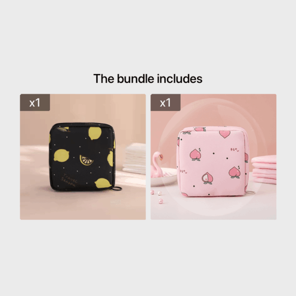 Cute Bear Portable Sanitary Napkin Storage Bag - Large Capacity, Waterproof, and Organizer for Women  - Cartoon Physiological Period Tampon Bag - Image 26