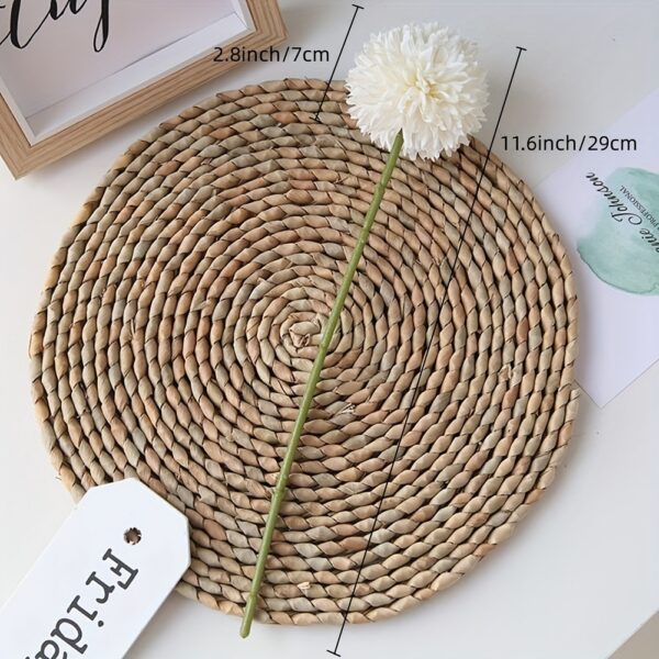5pcs Glorious Chrysanthemum Ball Flowers Bouquet - Perfect for Home, Office, Coffee House, Parties, and Weddings - Artificial Flowers for Important People - Image 2