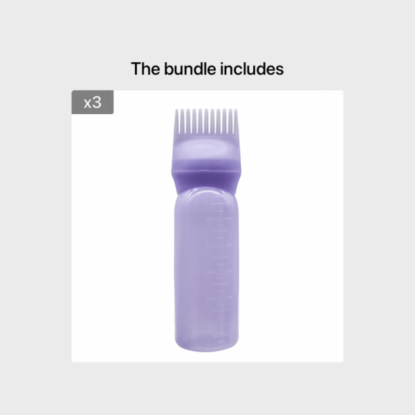 1pc Plastic Dry Cleaning Bottle For Hair Dyeing And Washing Bottle With Graded Thickening Hair Dyeing Bottle For Hair Dyeing Cream Bottle For Perm - Image 11