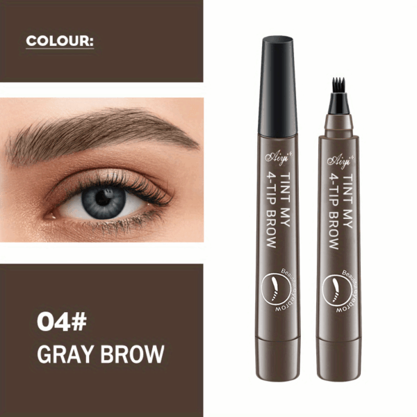 Waterproof Long-Lasting Microblading Eyebrow Pen - Creates Natural, Defined Brows With Micro-Fork Tip Applicator - Perfect Gift For Women With All Skin Types A Wild Eyebrow Easy To Use Easy And Fast Eyebrow Brush - Image 10