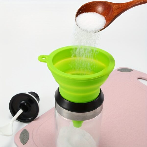 1pc, Collapsible Funnel Foldable Funnels For Water Bottle Liquid Transfer, Kitchen Gadgets, Kitchen Accessories - Image 10