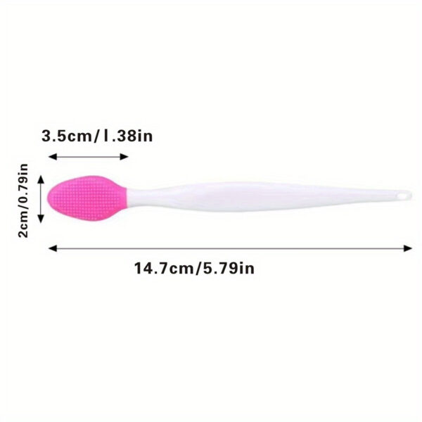 1pc Pet Grooming Brush Set - Double-Sided Silicone Nose & Head Brush for Dogs, Colorful & Durable Plastic Design, Dental Health & Coat Care, Coat Care | Dual-sided Brush | Textured Bristles, Dog Grooming Supplie - Image 5