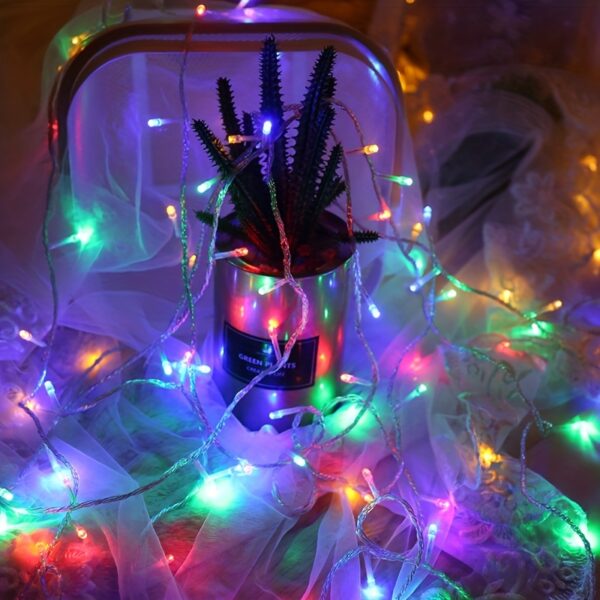 1pc LED Fairy Light Garland Mother's Day Christmas Tree Fairy Light Chain Home Wedding Party Holiday Decoration, Battery Powered - Image 11