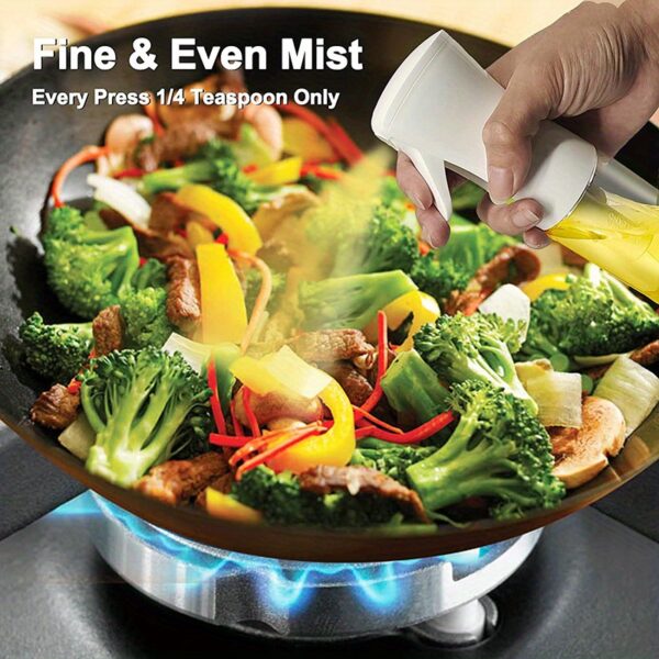 1pc 200ml 500ml Oil Spray Bottle Kitchen Cooking Olive Oil Dispenser Camping Barbecue Roasting Vinegar Sauce Oil Sprayer Edible Oil Jar Kitchen Accessories - Image 19