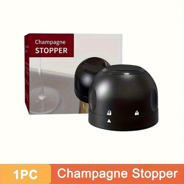 1pc/2pcs New Vacuum Wine Stoppers For Hotel Reusable Champagne Bottle Stoppers Wine Sealer Cap Set Leak-proof Preserver For Restaurant - Image 3