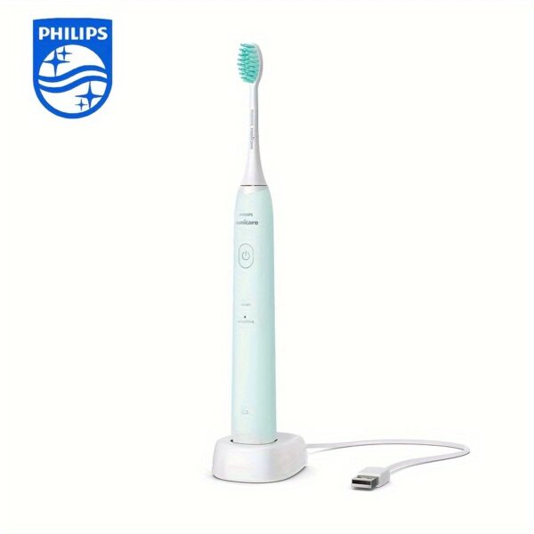 Philips Sonicare 2100 Series HX2421 Electric Toothbrush USB Charging Base Full Body Waterproof Sonic Vibration Full Automatic Soft Bristle Small Feather Brush Two Modes 30,000 Brush Head Movements/Minute - Image 5