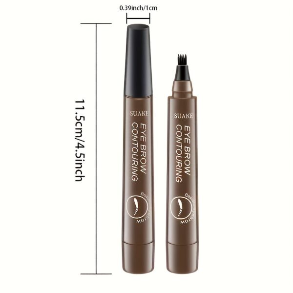 Eyebrow Tattoo Pen, Waterproof Long Lasting Microblading Eyebrow Pencil With A Micro-Fork Tip Applicator, Creates Natural Eyebrow Makeup, Draw Clear Eyebrows, Gifts For Women - Image 7