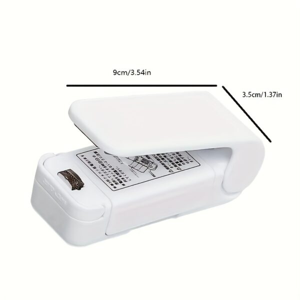 Mini Hot Bag Sealer Packaging Sealer Bag Hot Plastic Food Bag Sealing Portable Sealer Packaging Kitchen Accessories Household Vacuum Sealer: Keep Snacks Fresh, Easy To Carry! - Image 3