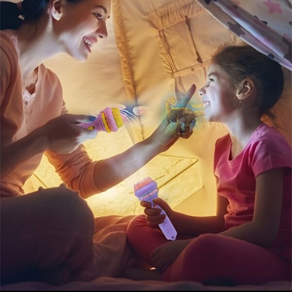 A Flashlight Projector with 32 Patterns, Featuring Fun Designs of Dinosaurs, Animals, And Ocean Themes, Along with Various Fruits And Numbers, Making It an Educational Toy for Bedtime. - Image 19