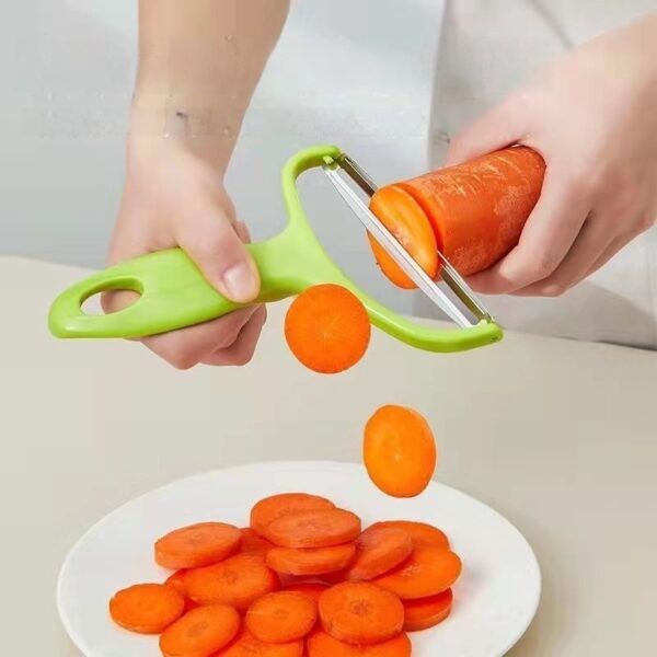 [Easy Wide Mouth Cabbage Grater] Purple and Blue Cabbage Grater - Wide Mouth Peeling Knife for Easy Shredding and Peeling of Garden Vegetables Kitchen Accessories - Image 13