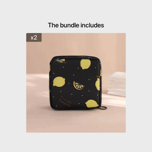Cute Bear Portable Sanitary Napkin Storage Bag - Large Capacity, Waterproof, and Organizer for Women  - Cartoon Physiological Period Tampon Bag - Image 22