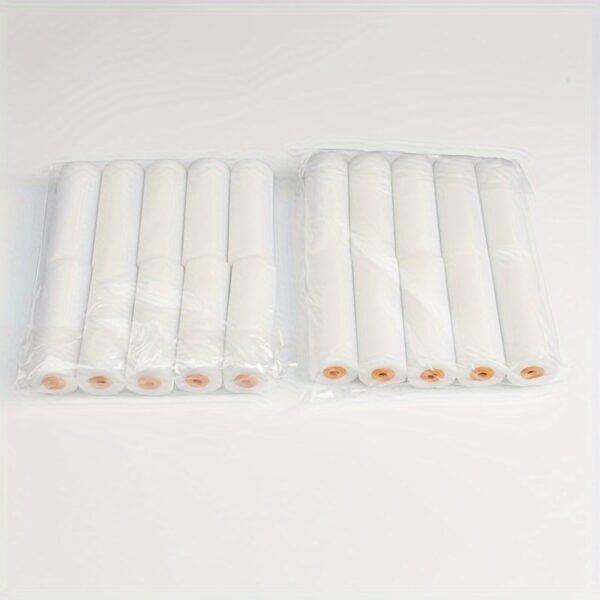 10/20pcs 4 Inch Water-based Paint Latex Paint Roller Brush Set, 10 Sponge Heads, 1 Bracket, Embossed Small Thumb Traceless Brush - Image 7