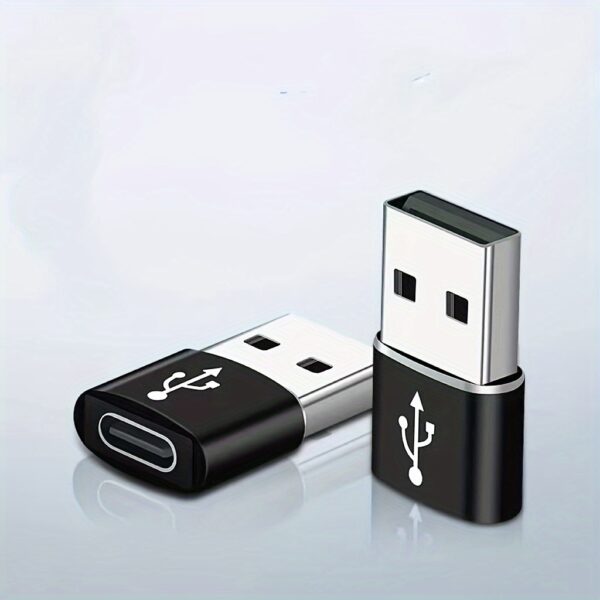 USB C Female To USB A Male Adapter, Type C To USB A Charger Cable Converter For IWatch 7 AirPods, MacBook, iPhone 11 12 13 14 Pro Max, iPad Mini 6, Galaxy S20 S21 S22. - Image 3