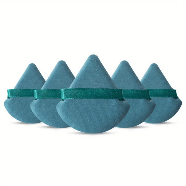 Powder Puff 5 PCS Makeup Puff Face Soft Triangle Powder Puffs For Loose Powder Mineral Powder Body Powder Velour Cosmetic Foundation Sponges Blender Beauty Makeup Tools, 6 Colors, Beauty Blender - Image 16