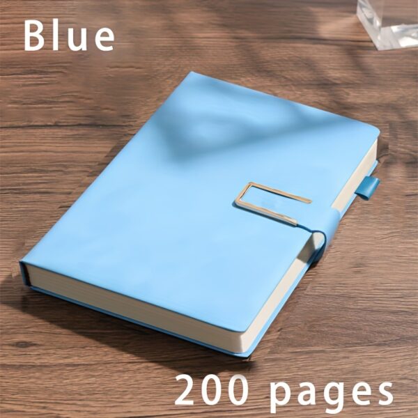 BOBO RABBIT Extra Thick A5 Notebook - Vintage Business Meeting Journal with Magnetic Closure, Bookmark, and Dated Pages in English - Perfect for College Students and Professionals, Business Meeting Journal | Vintage Style Notebook | Leatherette Cover - Image 9