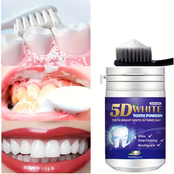 Teeth Whitening Powder, Tooth Cleaning Powder, Fresh Mint Flavor, Effective Shine And Deep Cleaning Toothpowder - Image 3