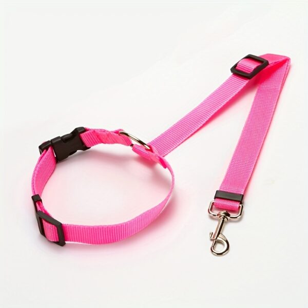 Secure Your Pet in the Car with This Adjustable Harness & Seat Belt Lead Leash! - Image 11