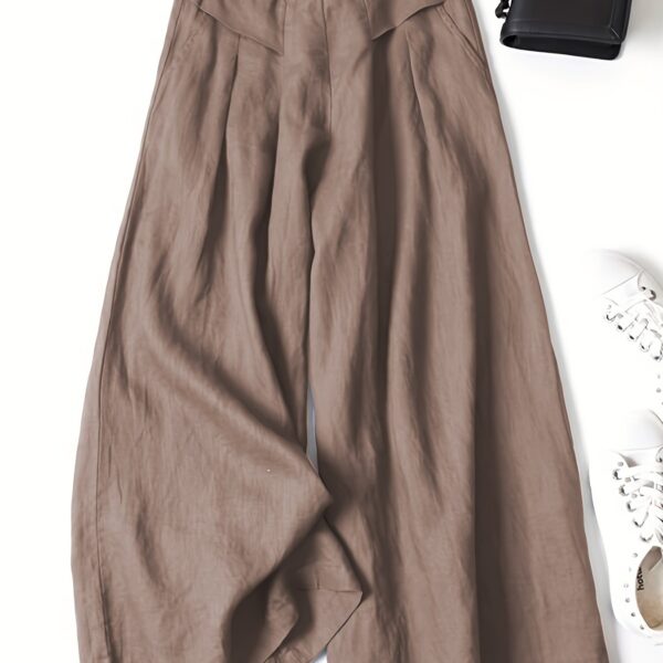 Chic Wide Leg Palazzo Pants - Versatile & Breathable - Perfect for Spring & Summer, Stylish Comfort for Women’s Casual and Work Wardrobe - Image 14