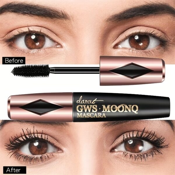 3D Fiber Mascara, Long Black Volumizing Eyelash Extension, Waterproof Eye Makeup Tool - Image 4