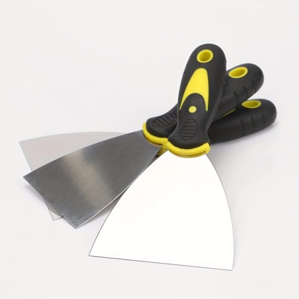 4pcs oil ash knife set, cleaning shovel 2-inch, 3-inch, 4-inch, 5-inch plaster knife set, adhesive knife tool for repairing dry walls, removing wallpaper, applying oil ash, plaster, cement, repairing cracks, filling holes, scraping paint, deleting wallpap - Image 10