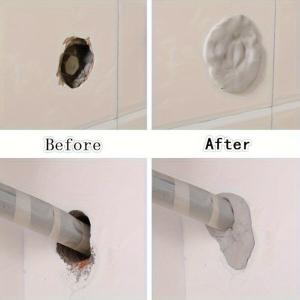 1pc/3pcs/5pcs High-Quality Waterproof Wall Repair Sealing Stick, Pipe Odor & Insect Proof, Durable Drywall Patch Clay, Ideal for DIY Home Repairs & Renovations.Bathroom Supplies Bath/Bathroom Accessories - Image 8
