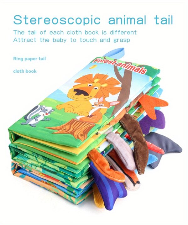 Baby Books -Baby Toys Gifts Touch Feel First Cloth Crinkle Soft Books Infant Tummy Time ToysLearning Sensory Baby Toys Stroller Toys Christmas Halloween Thanksgiving Gifts - Image 14