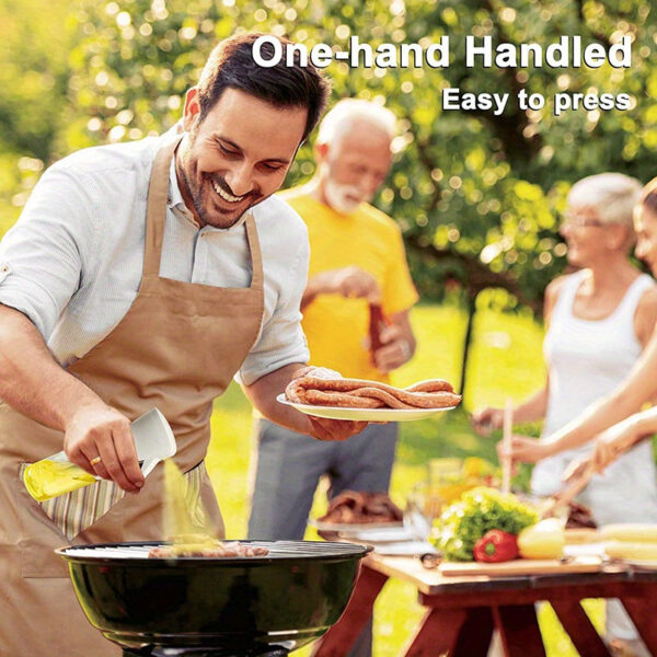 1pc 220ml/320ml Olive Oil Sprayer Bottle Kitchen High-pressure Sprayer Bottle Leak-proof BBQ Air Fryer Sprayer Oil Camping Cookware Tool - Image 11