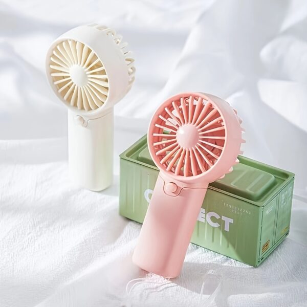 Battery Operated Mini Portable Fan, Lightweight Handheld Fan - Ideal For Office, Outdoor, Traveling And Camping - Stay Cool Anytime, Anywhere! (Requires AAA Batteries, Not Included)