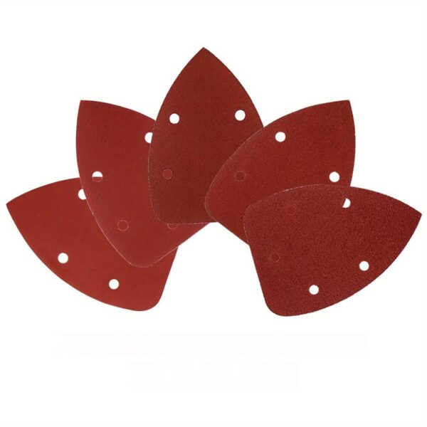 50pcs Mouse Shape 5-hole Sanding Paper, Get Professional Results with 40, 80, 120, 180 & 240 Grits - Image 10
