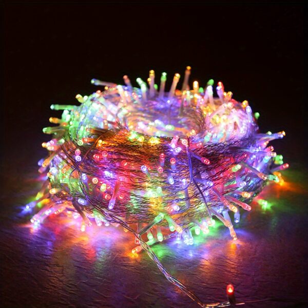 1pc LED Fairy Light Garland Mother's Day Christmas Tree Fairy Light Chain Home Wedding Party Holiday Decoration, Battery Powered - Image 13