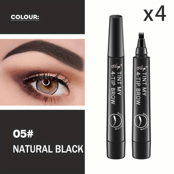 Waterproof Long-Lasting Microblading Eyebrow Pen - Creates Natural, Defined Brows With Micro-Fork Tip Applicator - Perfect Gift For Women With All Skin Types A Wild Eyebrow Easy To Use Easy And Fast Eyebrow Brush - Image 20