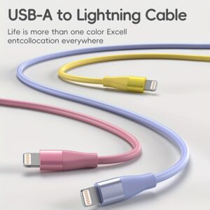 1/3pcs 10ft Fast Charging Cable - MFi Certified for iPhone 14/13/12/11 Pro Max/12 Mini/XR/XS/X/8/7/6 Plus SE (Lightning Connector)