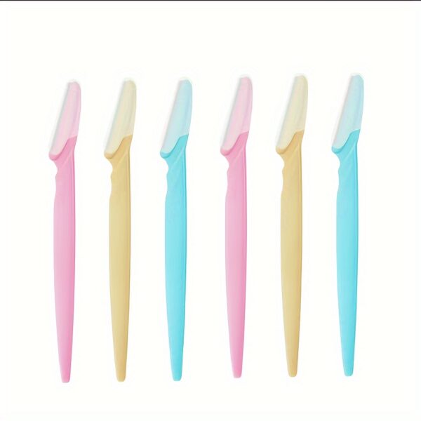 3-24pcs Eyebrow Razor Shaper Set, Facial Hair Remover Trimmer Grooming Kit for Women And Men, Stainless Steel, Non-Electric, No Battery Needed, with Various Colors for Versatility - Image 7
