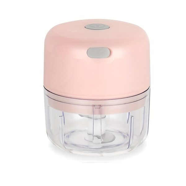 100ml/250ml USB Rechargeable Mini Kitchen Garlic Press Electric Garlic Chopper & Meat Grinder, Masher - Image 11