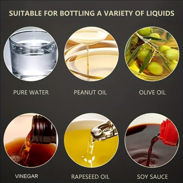 1pc 200ml 500ml Oil Spray Bottle Kitchen Cooking Olive Oil Dispenser Camping Barbecue Roasting Vinegar Sauce Oil Sprayer Edible Oil Jar Kitchen Accessories - Image 23