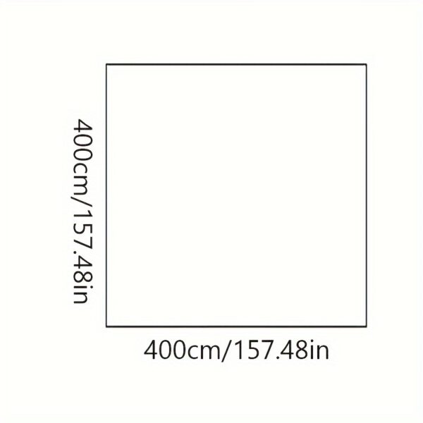 Large Durable Transparent Plastic Drop Cloth - Sofa, Storage, Outdoor Furniture, Garden, Home Renovation Dust Cover - Image 8